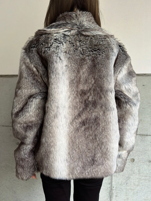 ニュアンスカラーファーコート