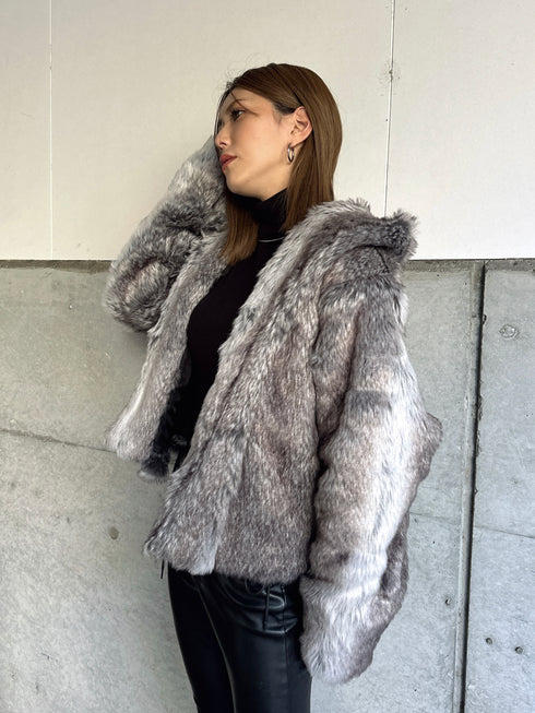 ニュアンスカラーファーコート