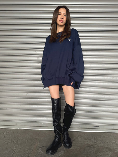 ハートロゴプルオーバー