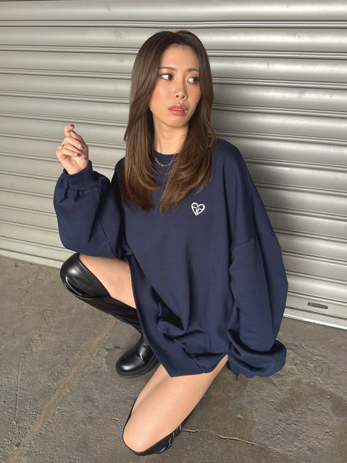 ハートロゴプルオーバー