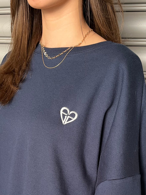 ハートロゴプルオーバー