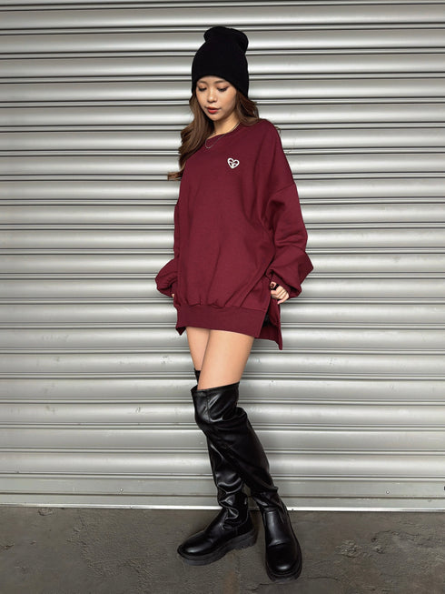 ハートロゴプルオーバー