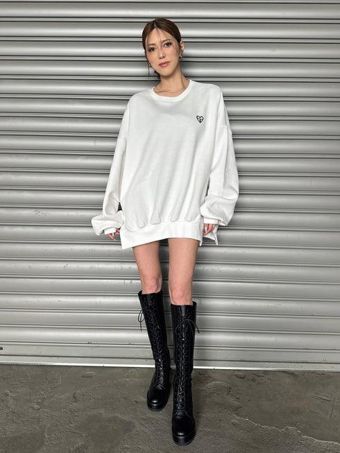 ハートロゴプルオーバー