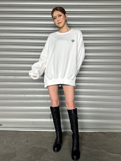 ハートロゴプルオーバー