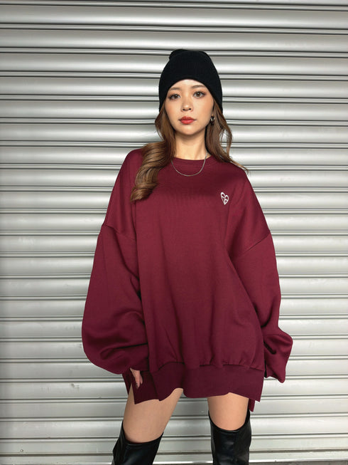 ハートロゴプルオーバー