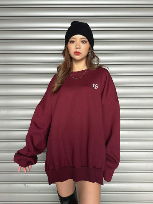 ハートロゴプルオーバー