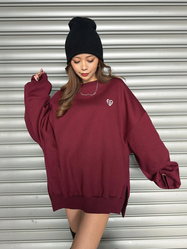 ハートロゴプルオーバー