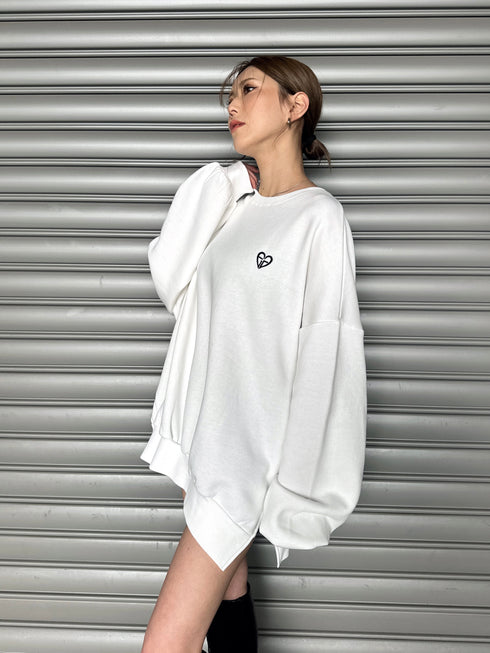 ハートロゴプルオーバー