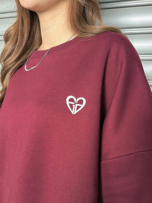 ハートロゴプルオーバー