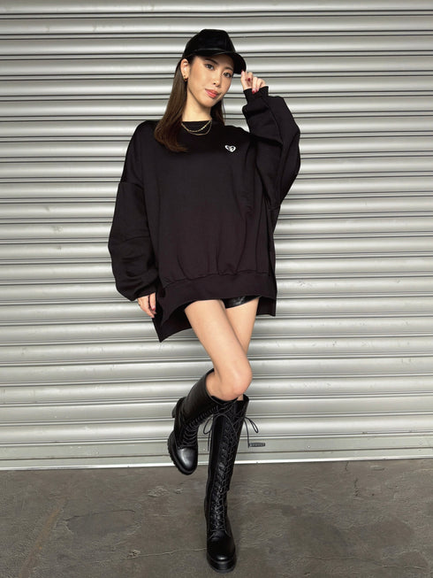 ハートロゴプルオーバー