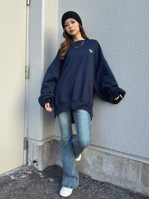 ハートロゴプルオーバー