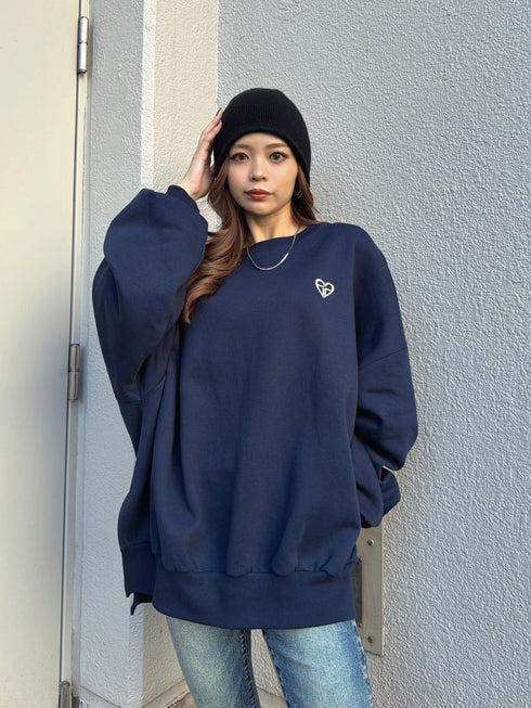 ハートロゴプルオーバー