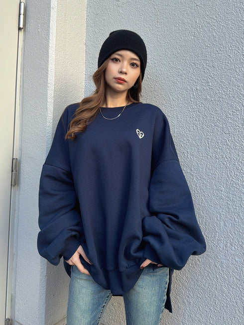 ハートロゴプルオーバー