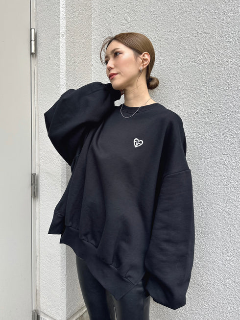 ハートロゴプルオーバー