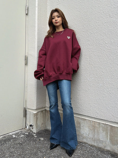 ハートロゴプルオーバー