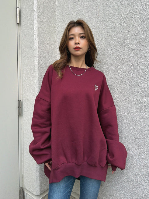 ハートロゴプルオーバー