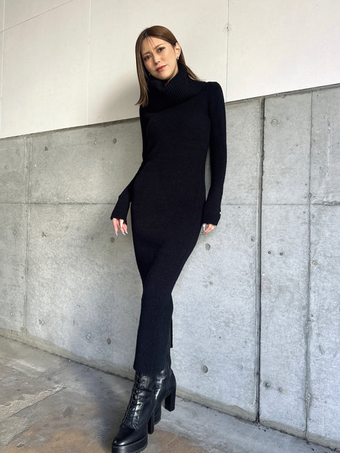 2WAYロングニットワンピース