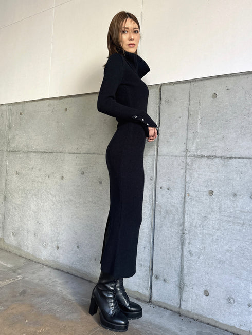 2WAYロングニットワンピース
