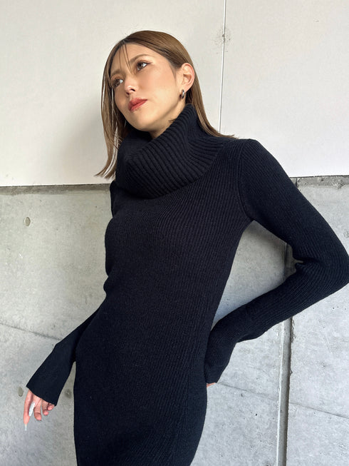 2WAYロングニットワンピース