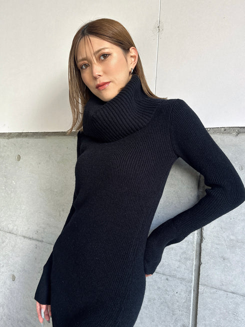 2WAYロングニットワンピース