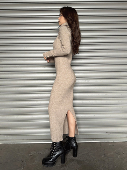 2WAYロングニットワンピース