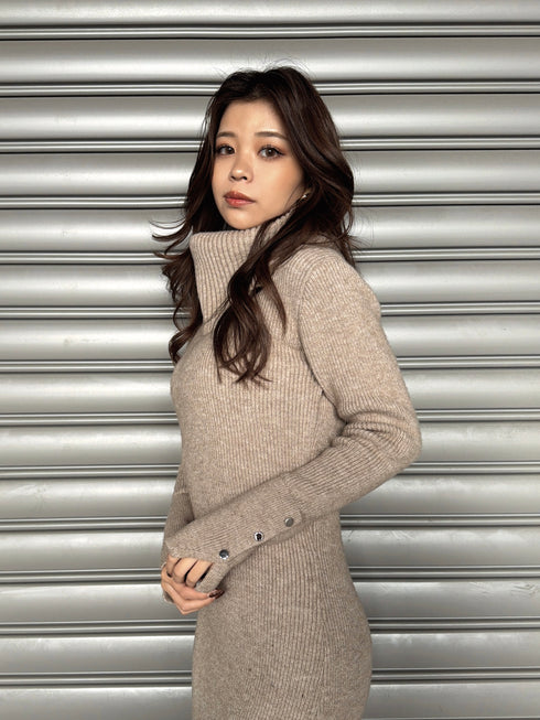 2WAYロングニットワンピース