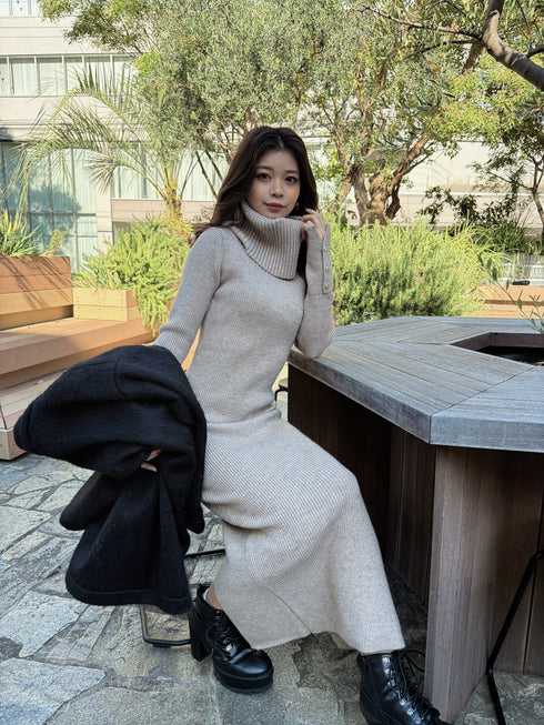 2WAYロングニットワンピース