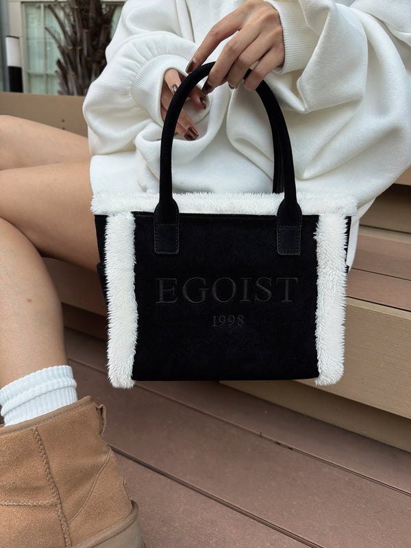 ファーコンビミニバック