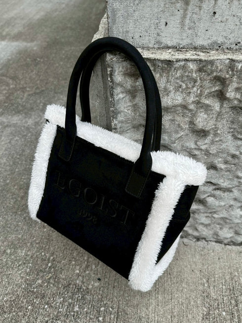 ファーコンビミニバッグ