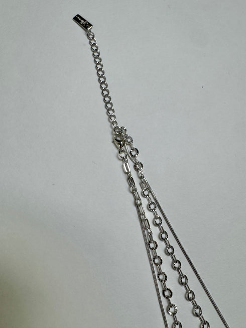 2連チェーンネックレス