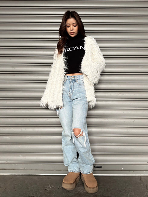 ライトフェザーカーディガン