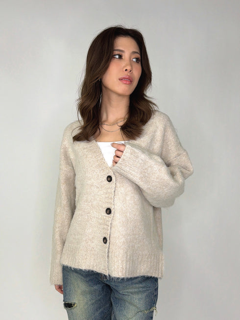 ロングシャギーオーバーカーディガン