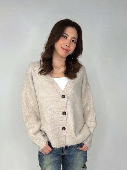 ロングシャギーオーバーカーディガン