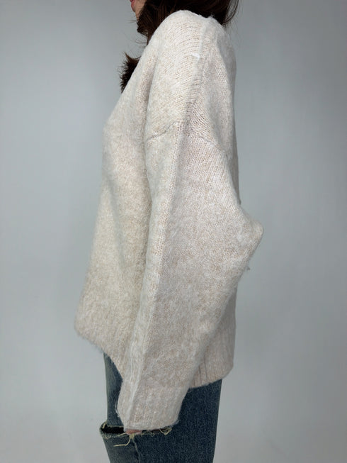 ロングシャギーオーバーカーディガン