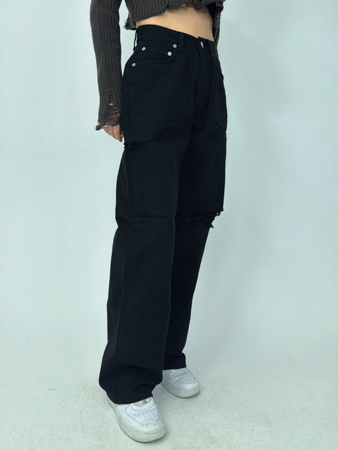 EG Blackツイルワイドパンツ