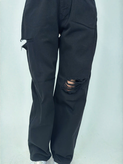 EG Blackツイルワイドパンツ