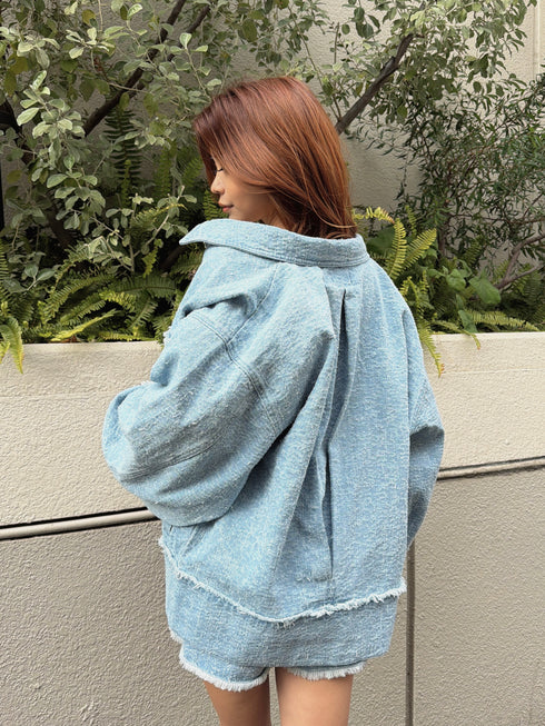 ツイードデニムGジャン