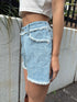 ツイードデニムショートパンツ