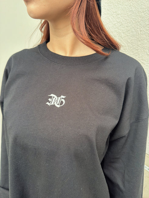 フロント刺繍ユニセックスロンT