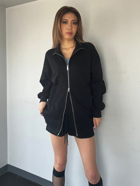 スタンドネックスウェットセットアップ