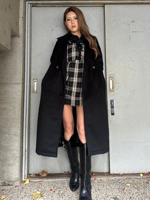 レースアップスリムキャミワンピース