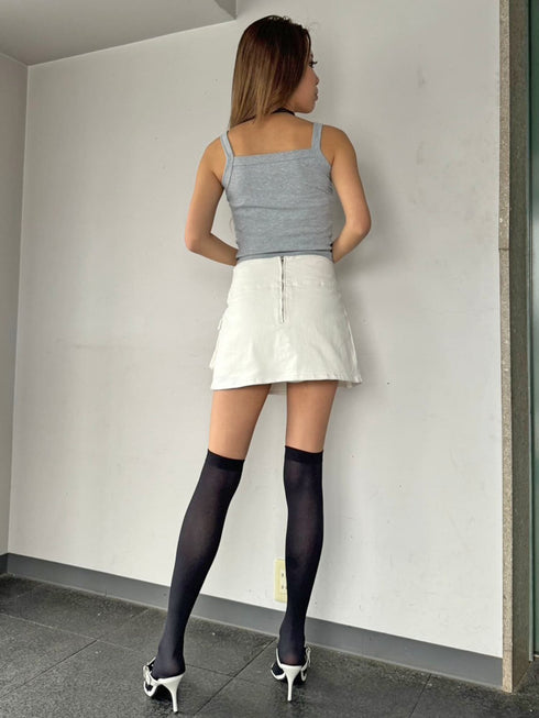 リブパイピングキャミトップス