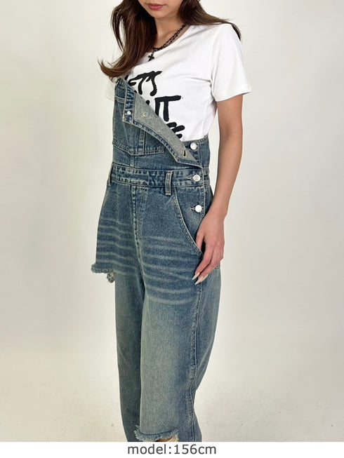 ヴィンテージデニムオーバーオール