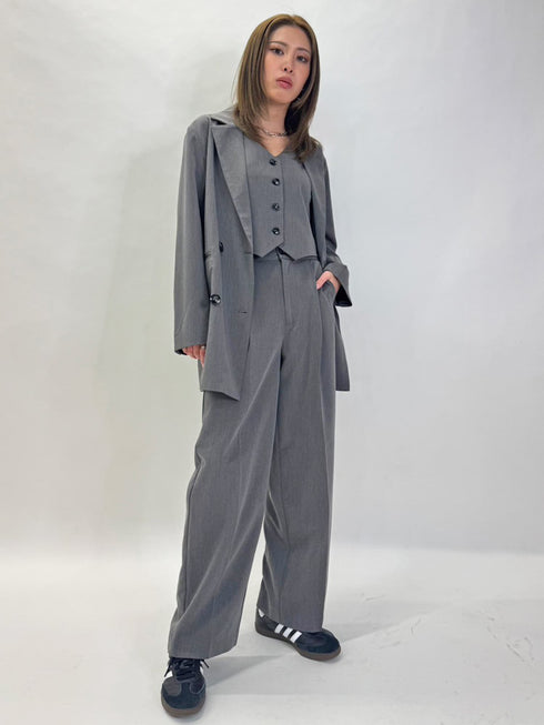 スリーブレスジャケットベスト