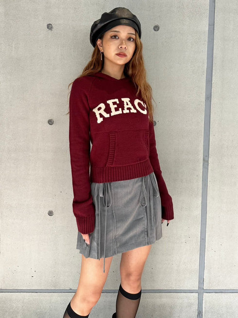 リボンプリーツミニスカート