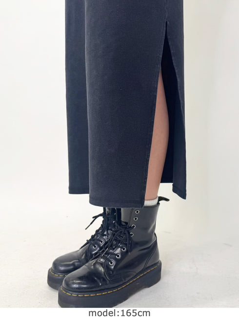 加工タイトロングワンピース