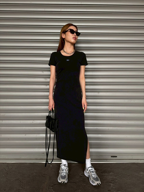 加工タイトロングワンピース