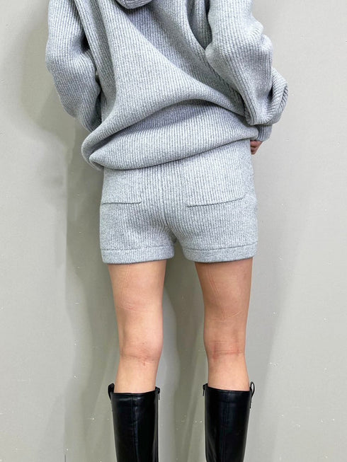 MIXニットショートパンツ