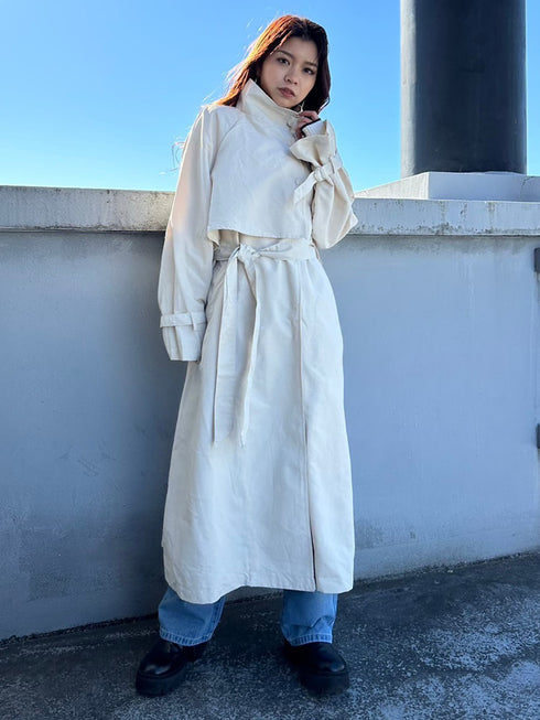 ナイロンロングコート