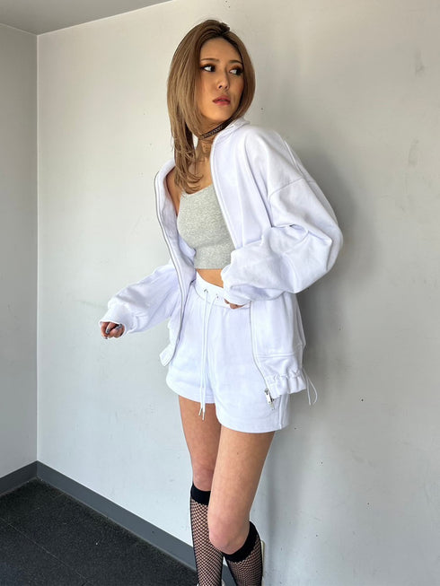 スタンドネックスウェットセットアップ